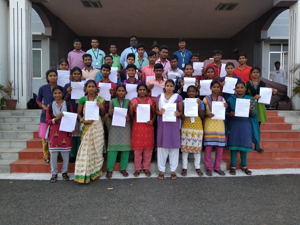 Successful Placement Drive on April 9, 2018, at PRUCAS