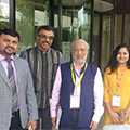 Sona Yukti’s leadership team with the AICTE Chairman, Anil Sahasrabudhe, in Delhi