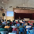 Soft skills training and BPO process workshop conducted at Nadar Mahajana College by Sona Yukti