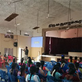 Soft skills training and BPO process workshop conducted at Nadar Mahajana College by Sona Yukti