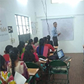 Career talk by AGM-HR, HTC Global Solutions to TMF students